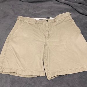 Geoffrey Beene khaki shorts waist 34